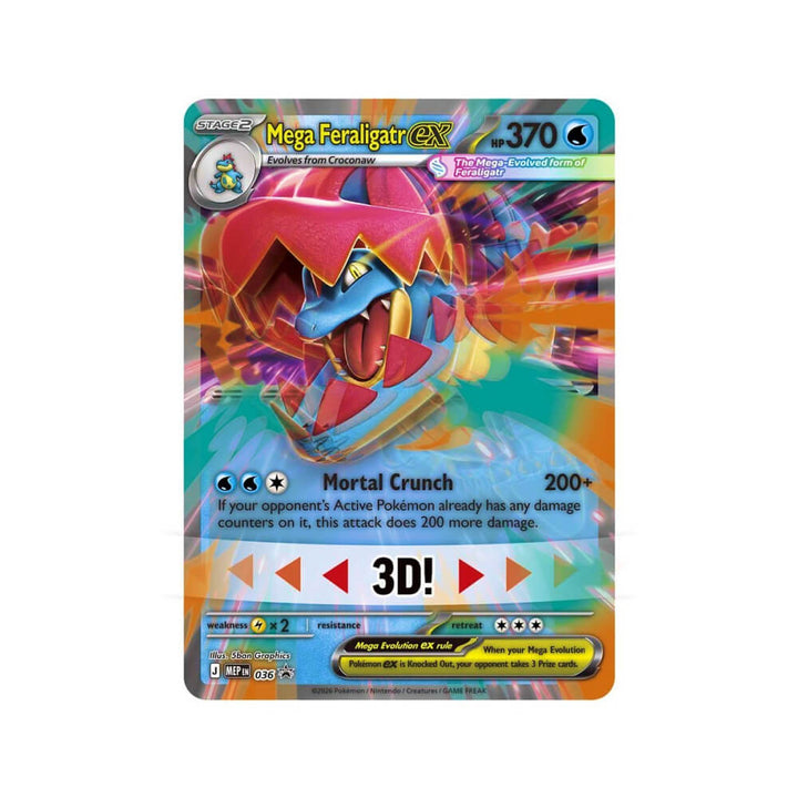 Pokémon - Mega Evolution Ascended Heroes - Mega Feraligatr Ex Box