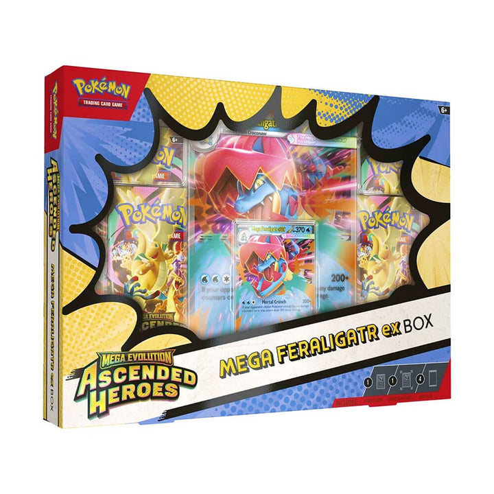 Pokémon - Mega Evolution Ascended Heroes - Mega Feraligatr Ex Box