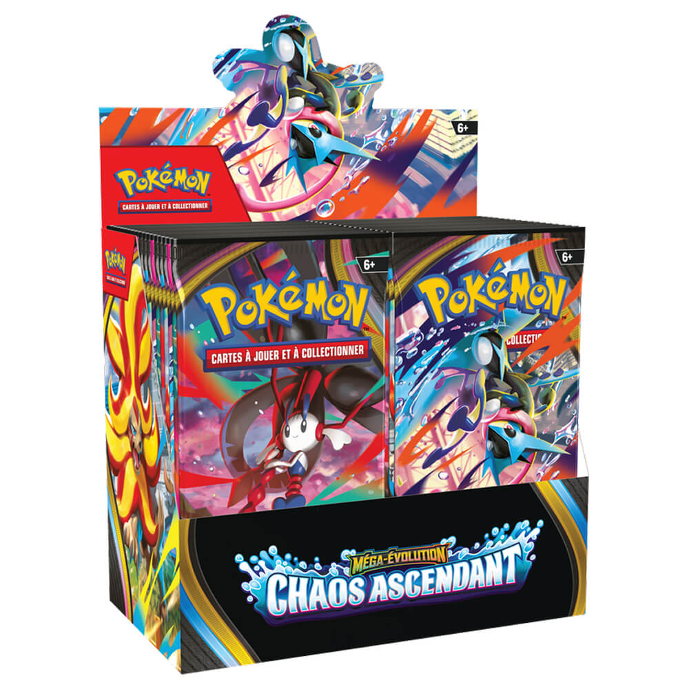 (Français) Pokémon - Méga Évolution Chaos Ascendant - Présentoir de Boosters