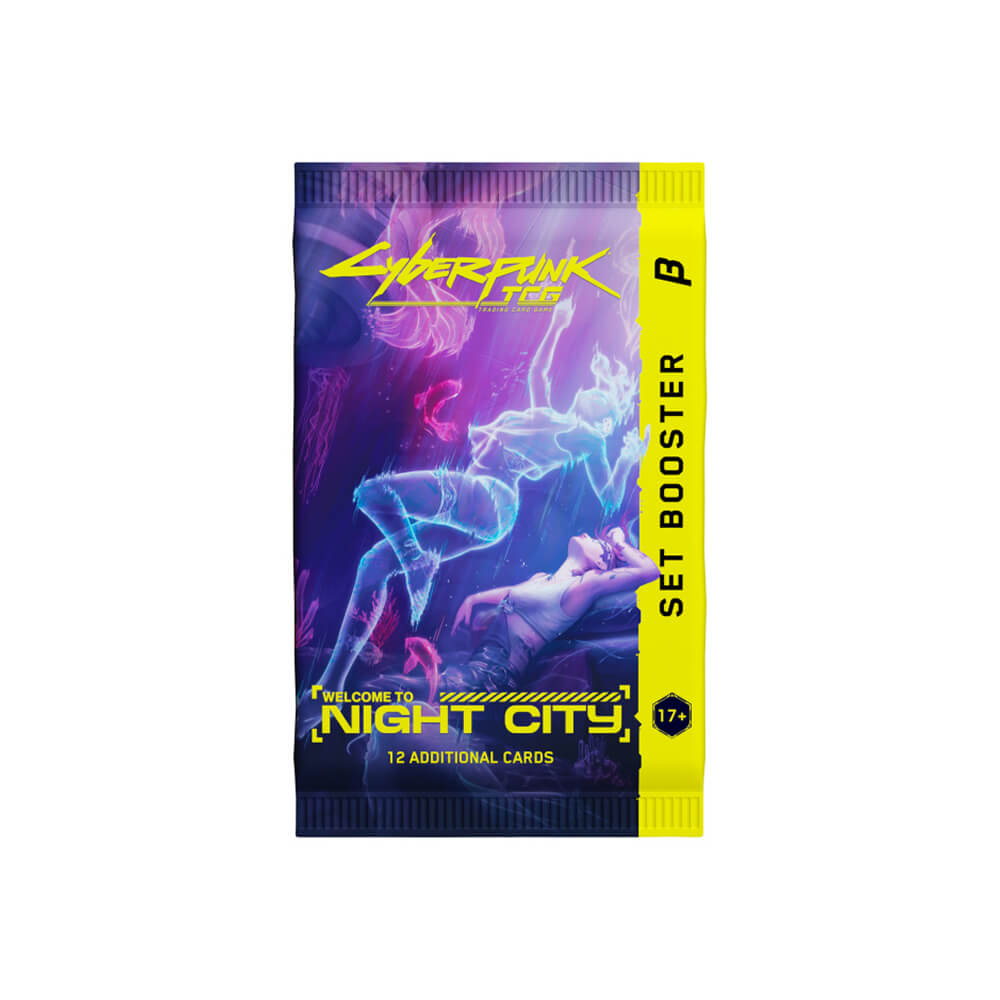 Cyberpunk TCG - Welcome to Night City - Beta Booster Display