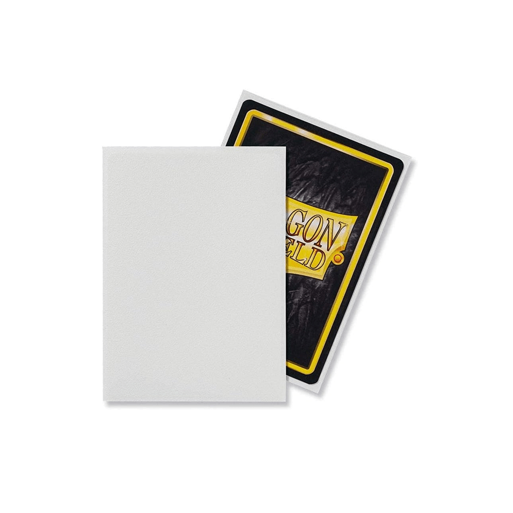 Dragon Shield - Standard Size Sleeves - White Matte - 100ct