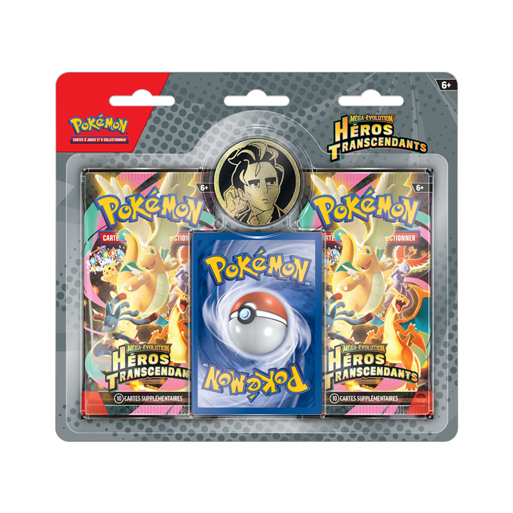 (Français) Pokémon - Méga Évolution Héros Transcendants - Blister de 2 Paquets