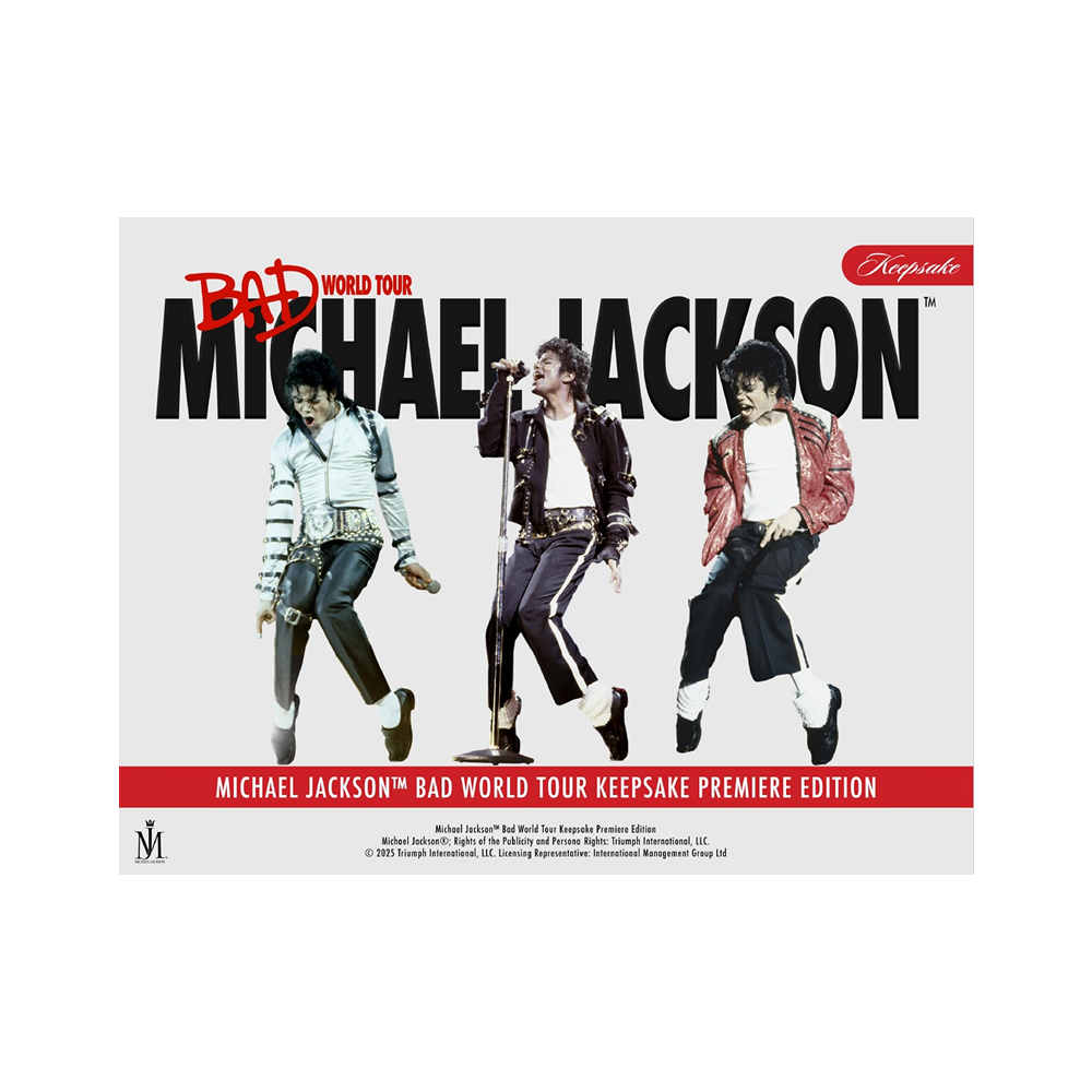 KEEPSAKE - MICHAEL JACKSON BAD WORLD TOUR - PREMIERE EDITION