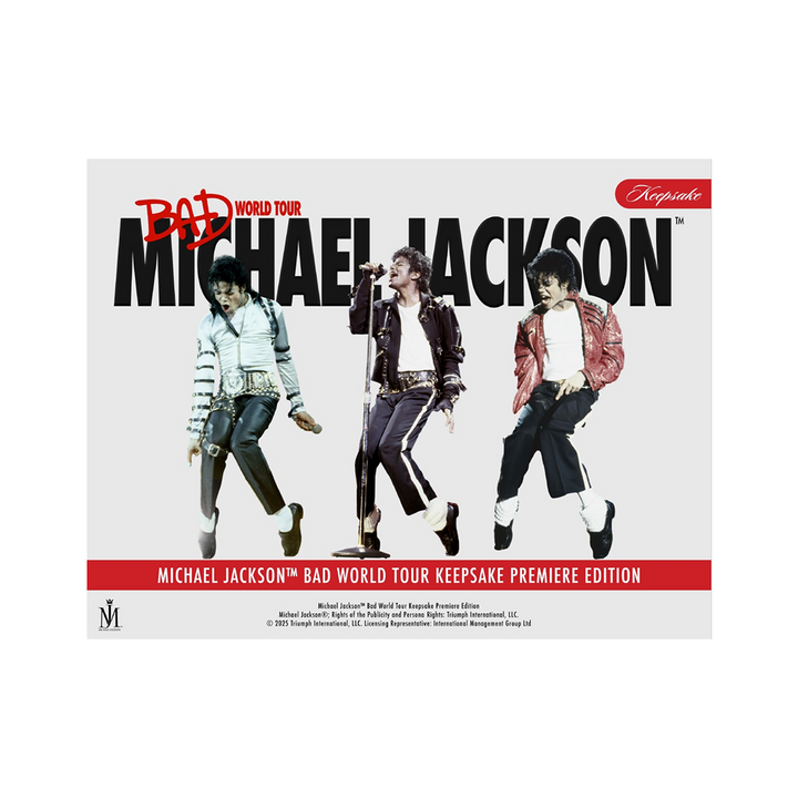 KEEPSAKE - MICHAEL JACKSON BAD WORLD TOUR - PREMIERE EDITION