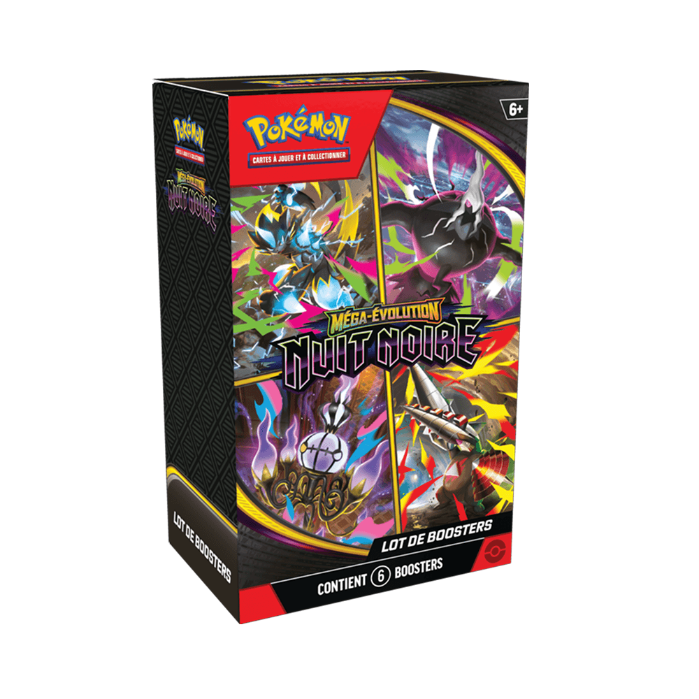 (Français) Pokémon - Méga Évolution Nuit Noire - Lot de Boosters