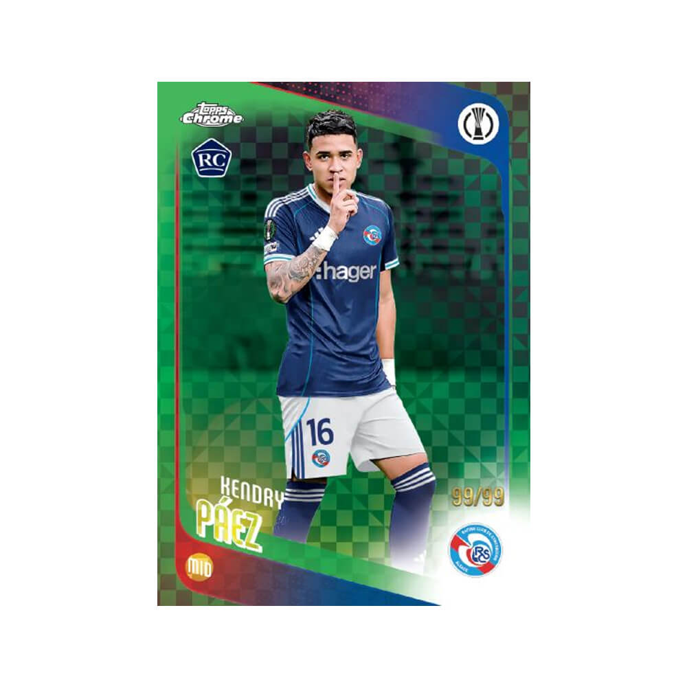 2025-26 Topps Chrome UEFA Club Competitions Soccer Value Box