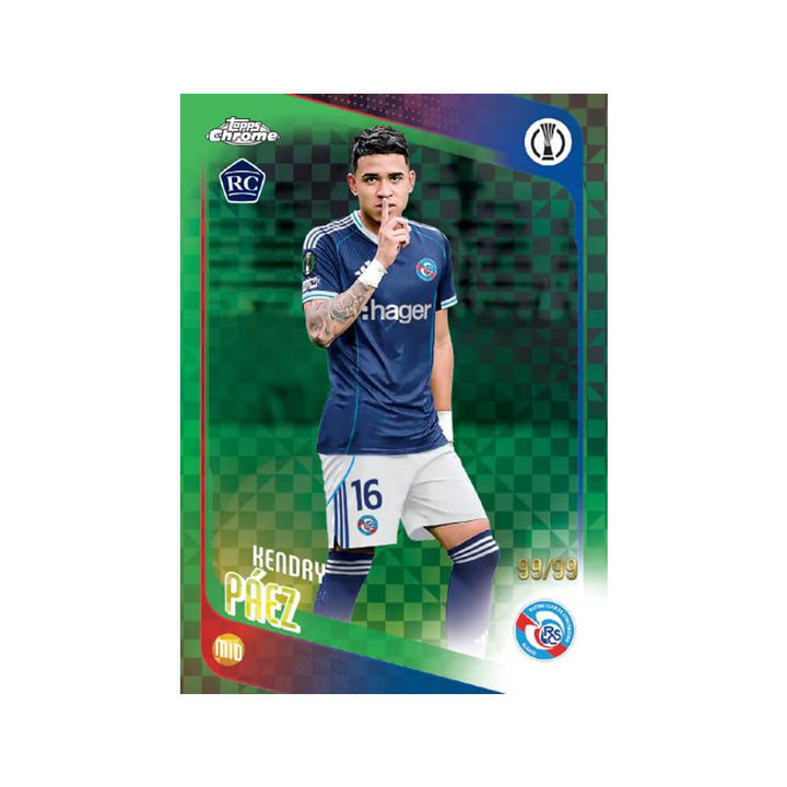 2025-26 Topps Chrome UEFA Club Competitions Soccer Value Box
