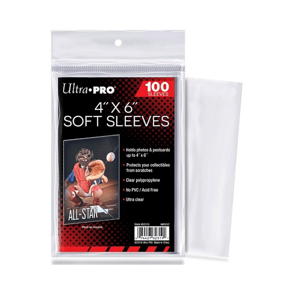 Ultra Pro Sleeves 4x6 - Pack of 100