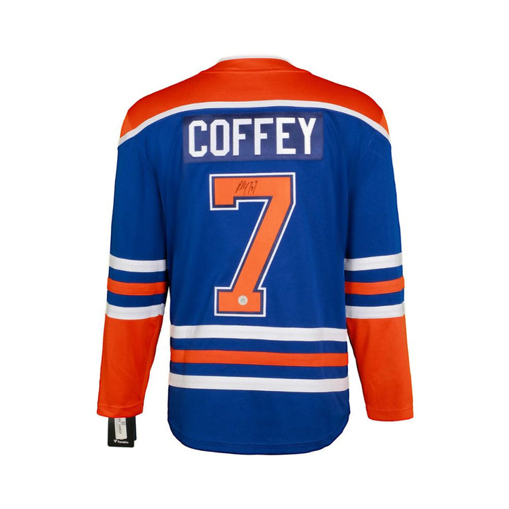 Chandail Officiel Autographié Fanatics - Paul Coffey