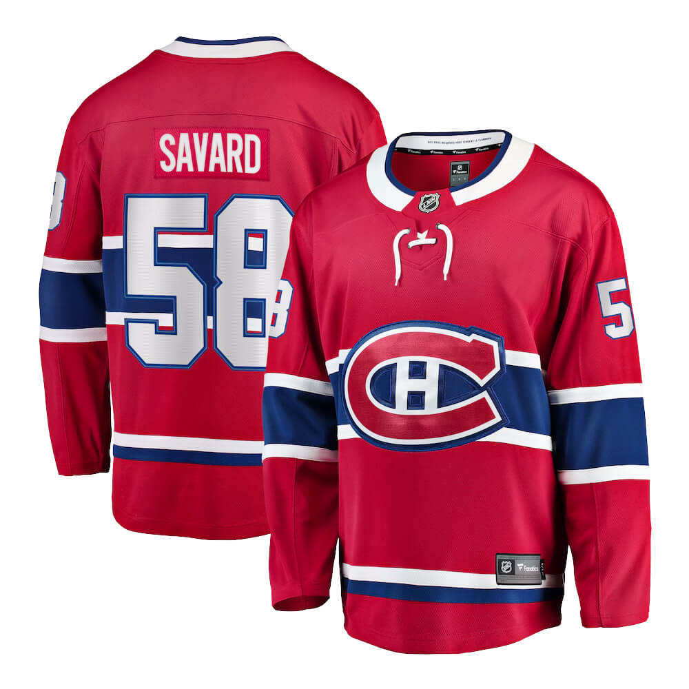 Chandail Officiel Autographié Fanatics - David Savard