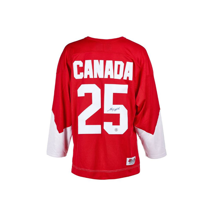 Chandail Officiel Autographié 1972 Summit Series - Guy Lapointe