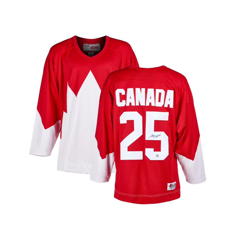 Chandail Officiel Autographié 1972 Summit Series - Guy Lapointe