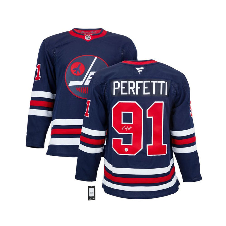 Chandail Officiel Autographié Fanatics Retro - Cole Perfetti