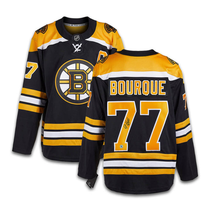 Jersey Fanatics Autographed by Raymond Bourque - Black