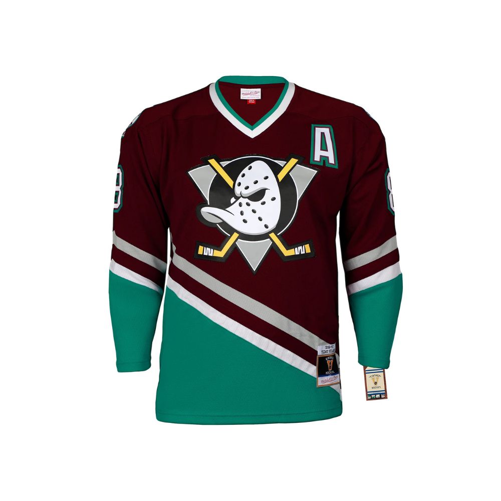 Chandail Officiel Autographié Retro Mitchell & Ness - Teemu Selanne