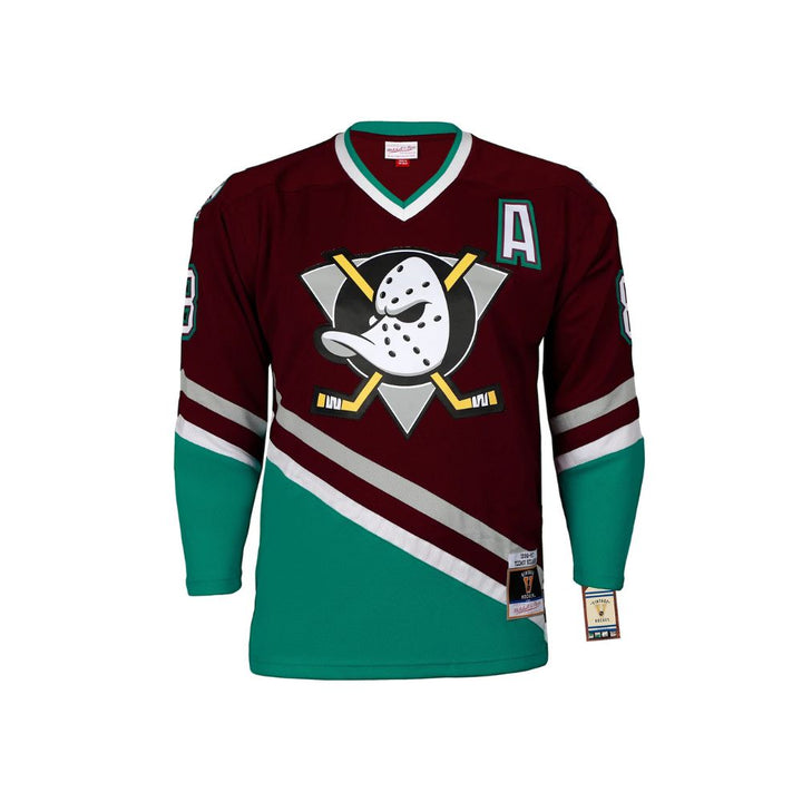 Chandail Officiel Autographié Retro Mitchell & Ness - Teemu Selanne