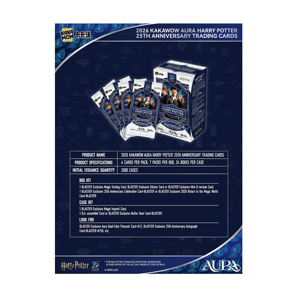 Harry Potter Collectible Cards - 25th Anniversary - Blaster Box