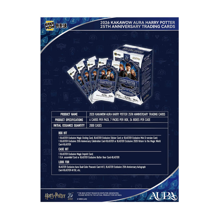 Harry Potter Collectible Cards - 25th Anniversary - Blaster Box