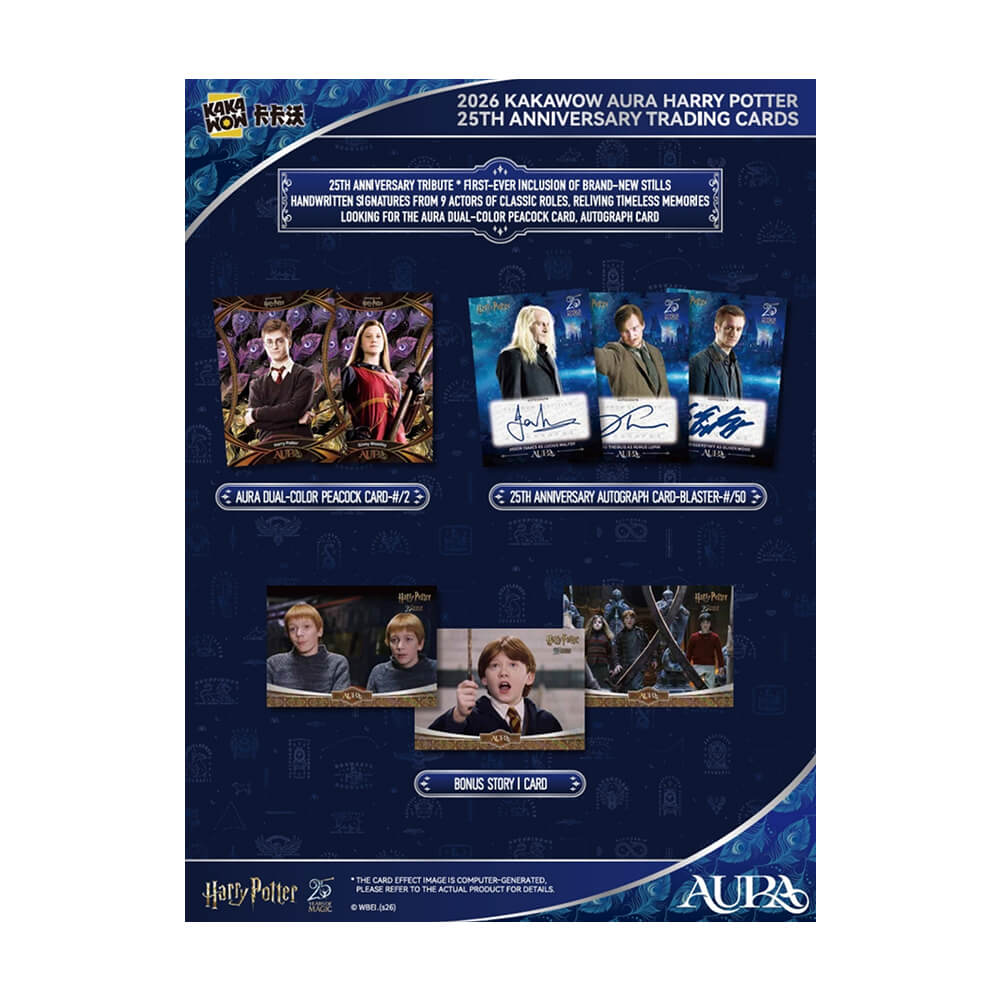 Harry Potter Collectible Cards - 25th Anniversary - Blaster Box