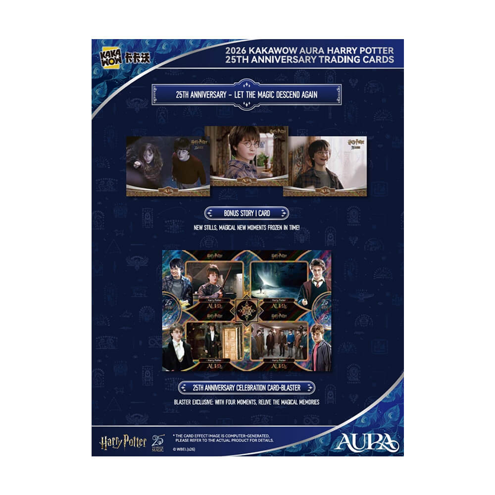 Harry Potter Collectible Cards - 25th Anniversary - Blaster Box