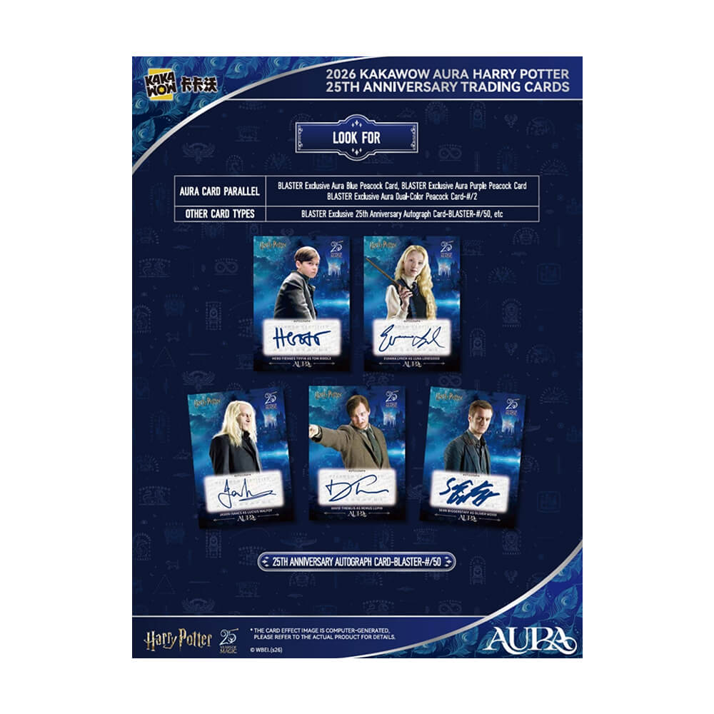 Harry Potter Collectible Cards - 25th Anniversary - Blaster Box