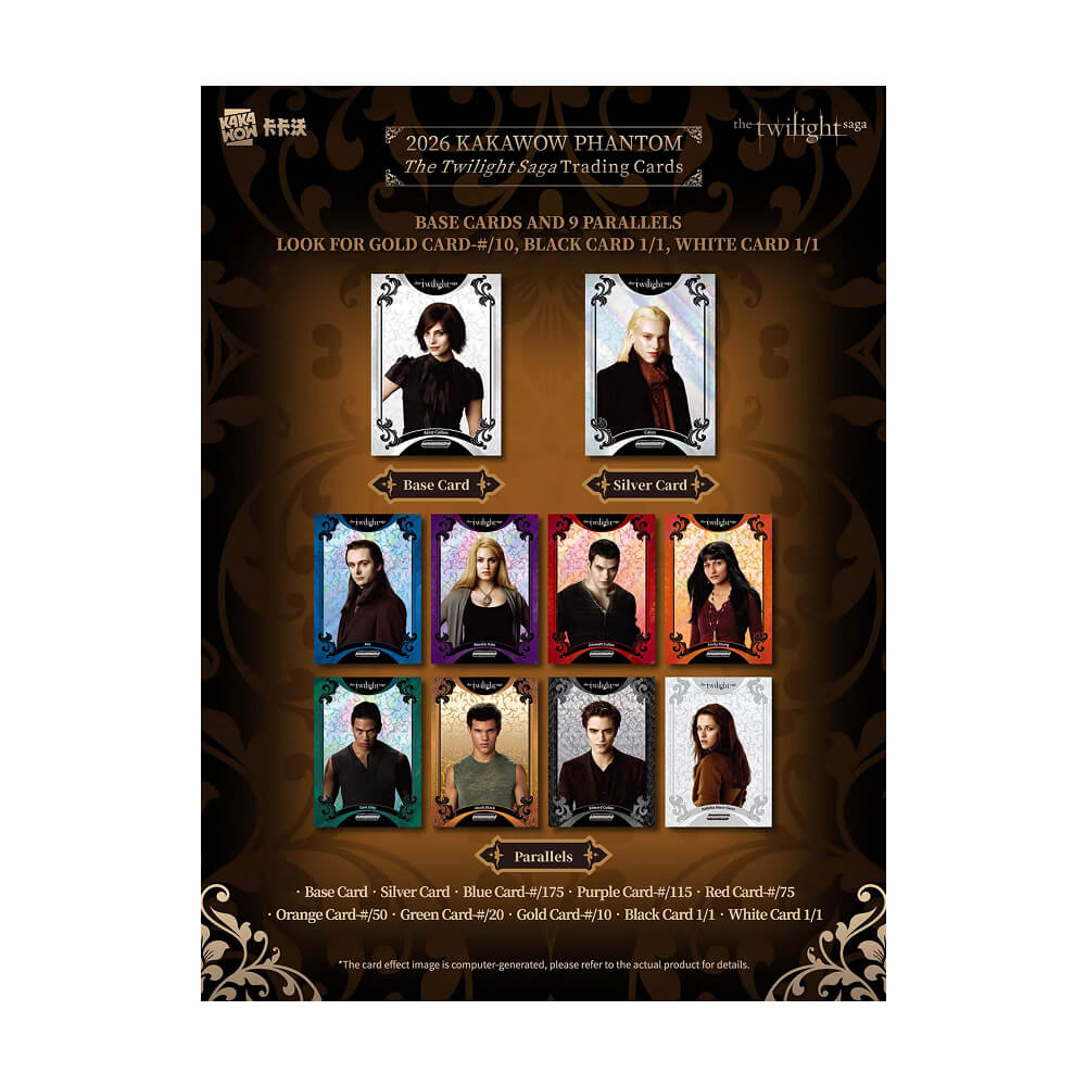 2026 Kakawow Phantom - The Twilight Saga Trading Cards - Hobby Box