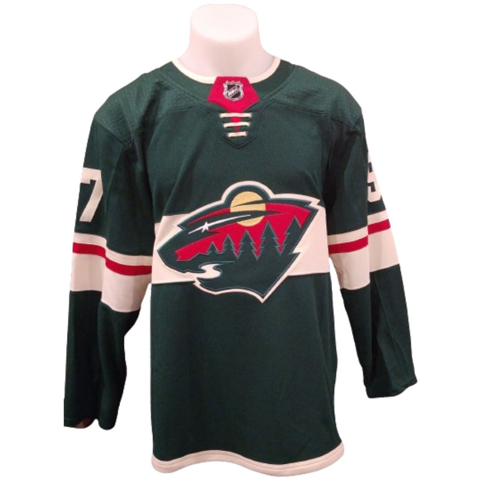 Chandail Officiel Autographié Adidas - Kirill Kaprizov vert