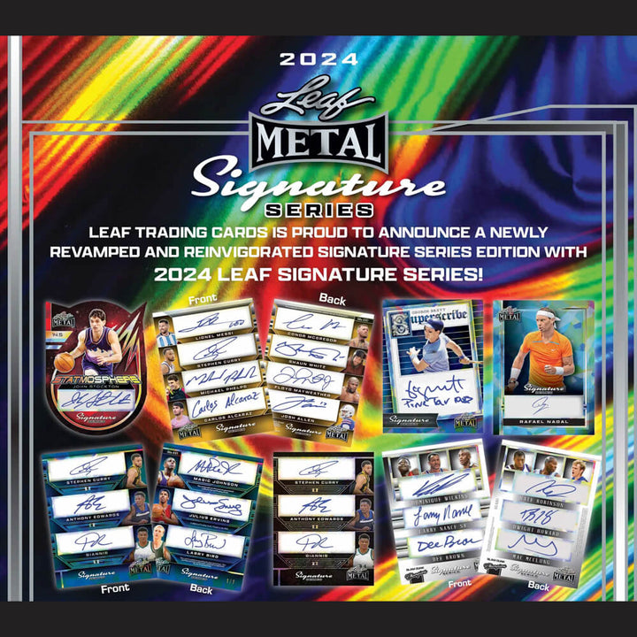 2024 Leaf Signature Series Metal Multi-Sport Hobby Box