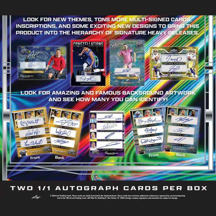 2024 Leaf Signature Series Metal Multi-Sport Hobby Box