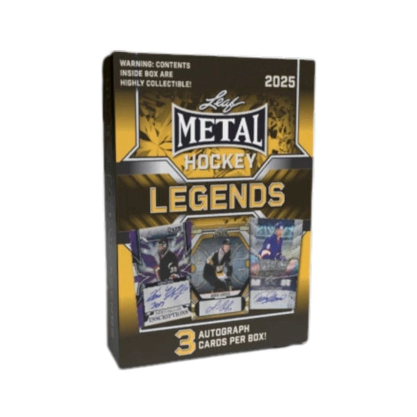 2025 Leaf Metal Hockey Legends Hobby Box