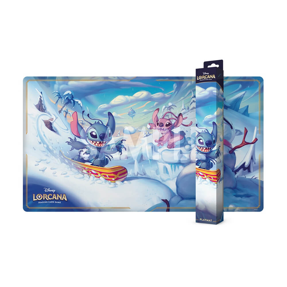 Disney Lorcana Playmat - Set 14 - Stich and Angel in Winterspell