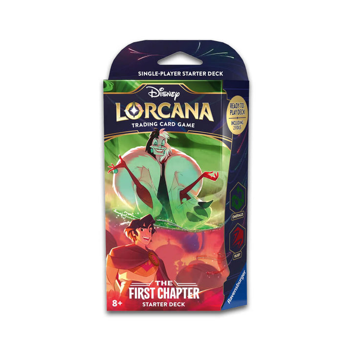 Disney Lorcana The First Chapter Starter Deck - Emerald & Ruby