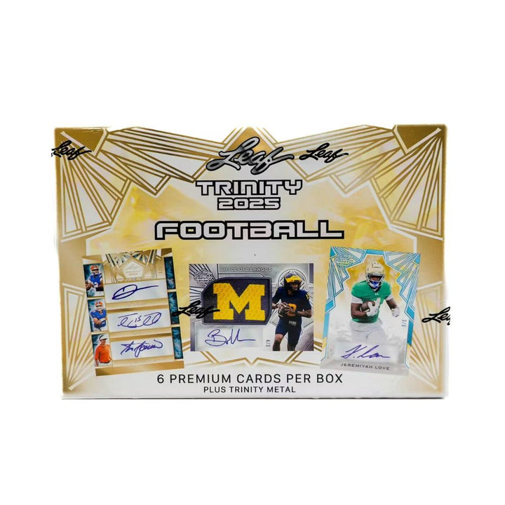 2025 Leaf Trinity Football Hobby Box