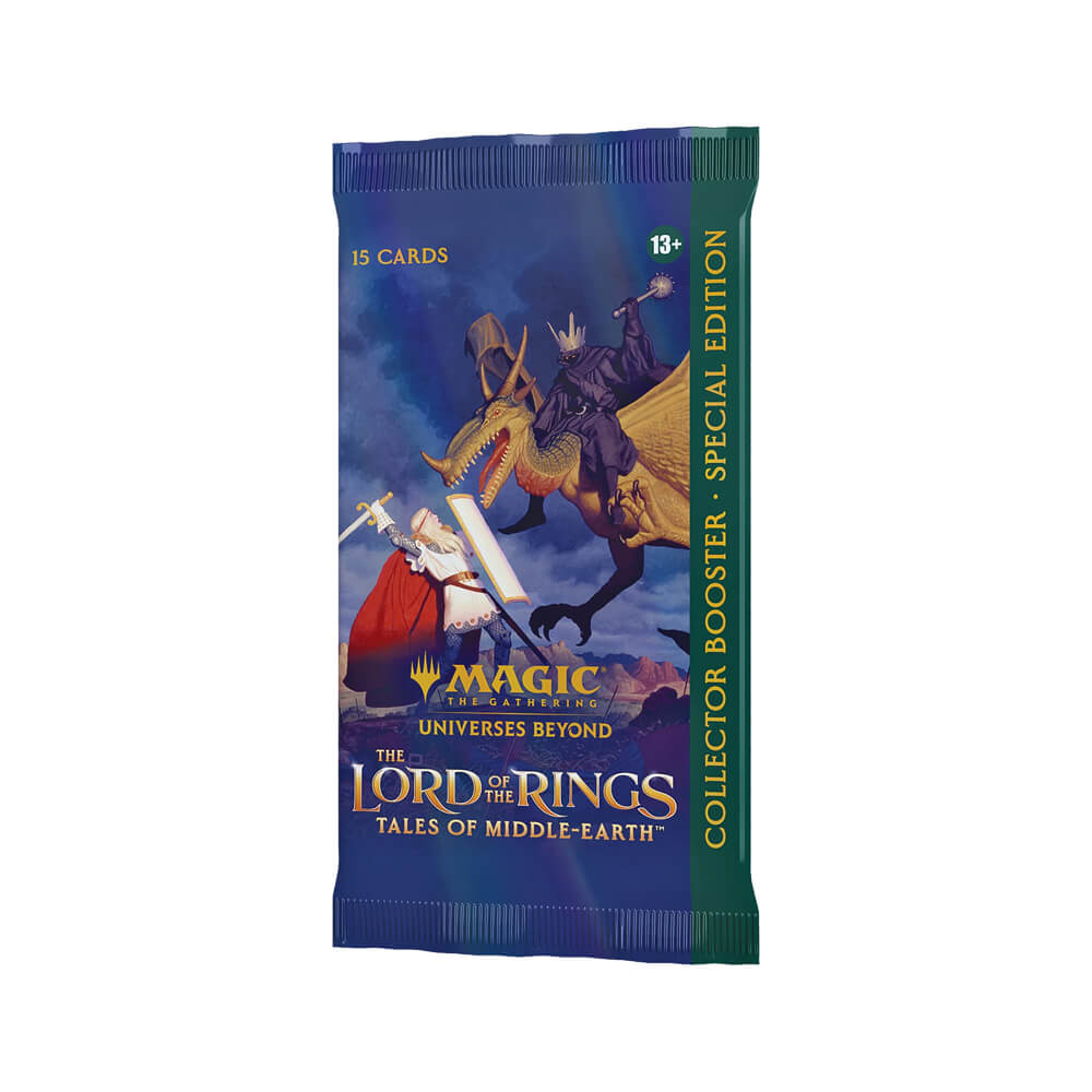 lotr holiday collector booster box The Lord of the Rings: Tales of Middle-earth Pack Genuine Wizards of the Coast product (sealed and opened) Two versions of Collector Boosters