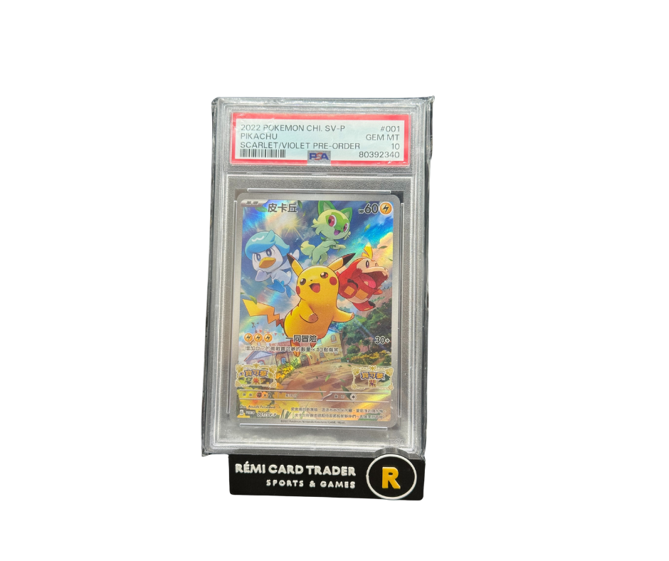 Pikachu (Scarlet & Violet Chinese Promo) #001 PSA GEM MT 10
