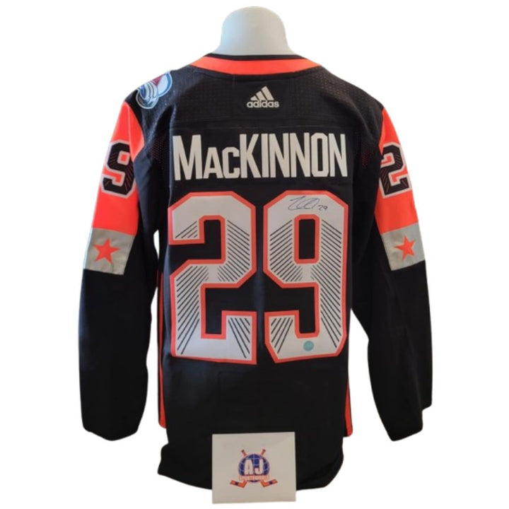 Chandail Officiel Autographié Adidas - Nathan MacKinnon allstar 2020