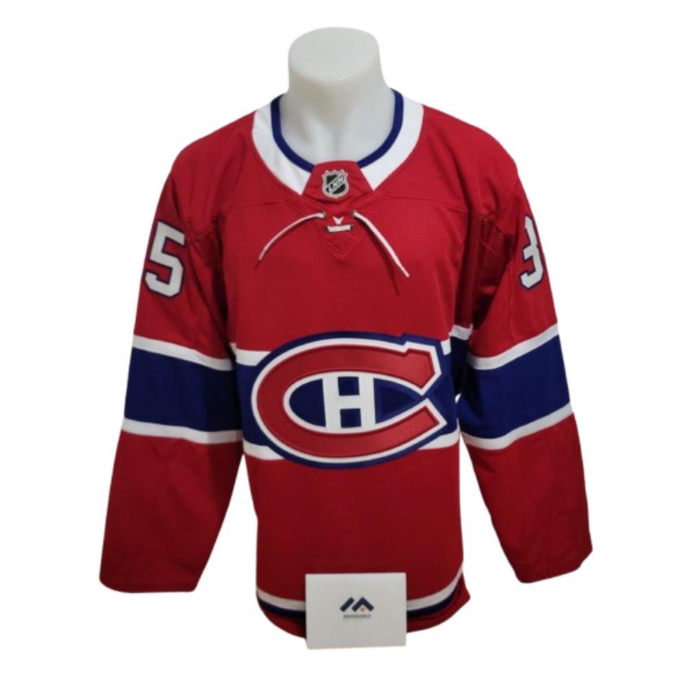 Chandail Officiel Autographié Fanatics Premium - Samuel Montembeault