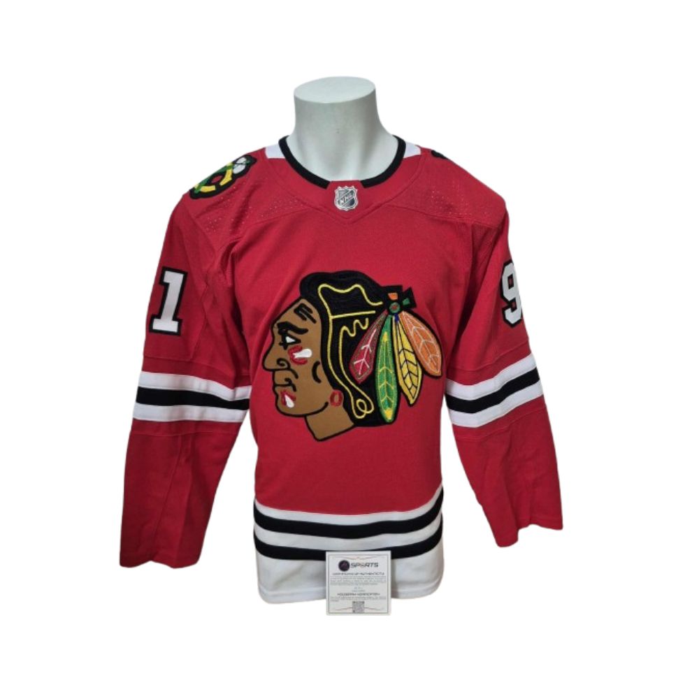 Chandail Officiel Autographié Adidas rookie - Frank Nazar rouge