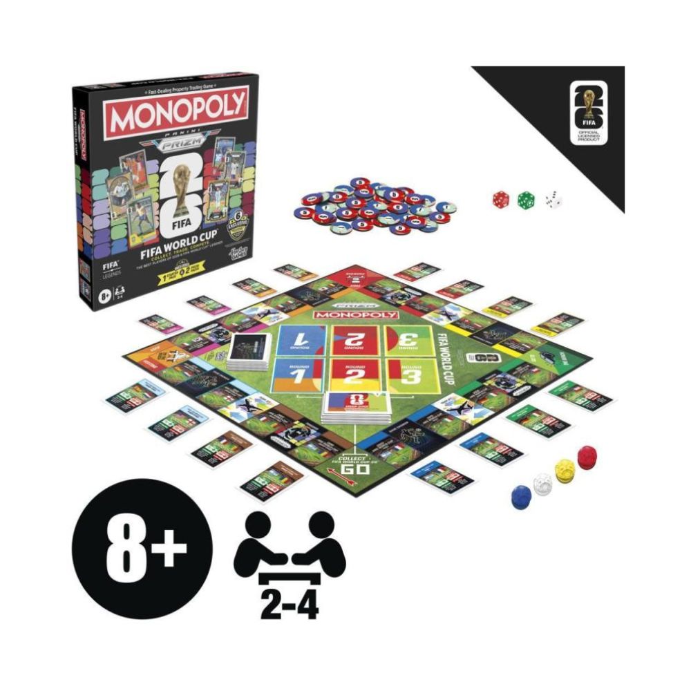 2026 Panini Prizm Soccer Monopoly Game