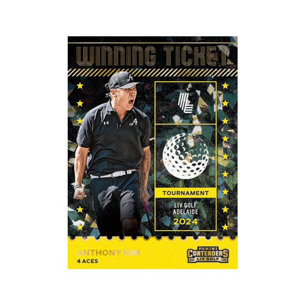2026 Panini Contenders LIV Golf Hobby Box