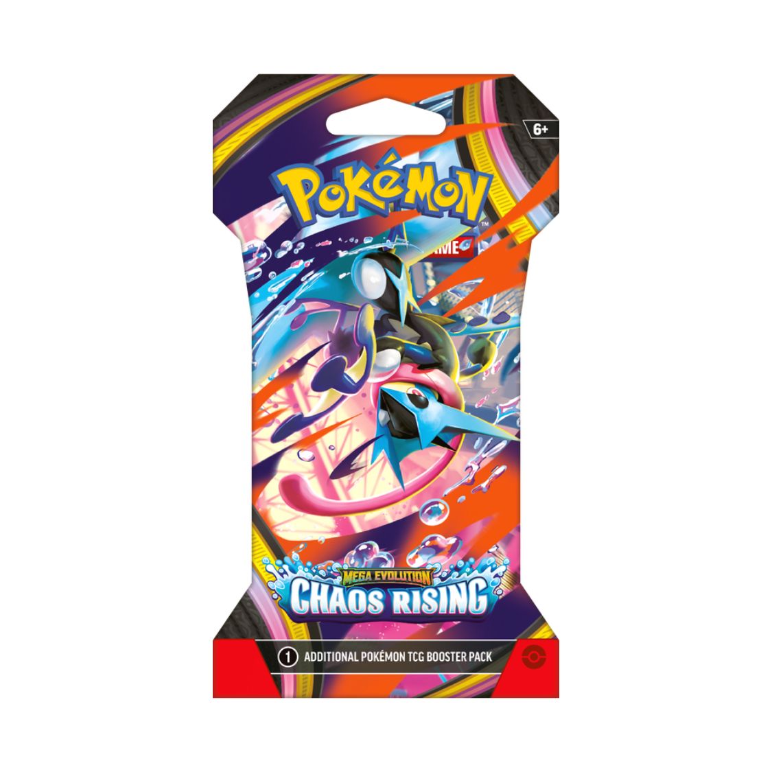 ポケモンカードゲーム Chaos Rising Sleeve Pack 12 pieces Pokémon - Mega Evolution Chaos Rising - Sleeved Pack