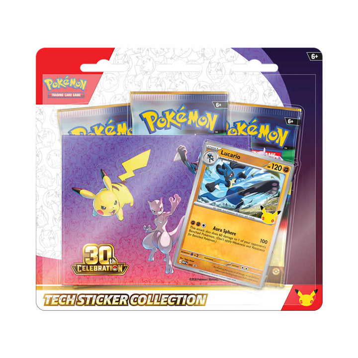 Pokémon - 30th Celebration - Tech Sticker Collection