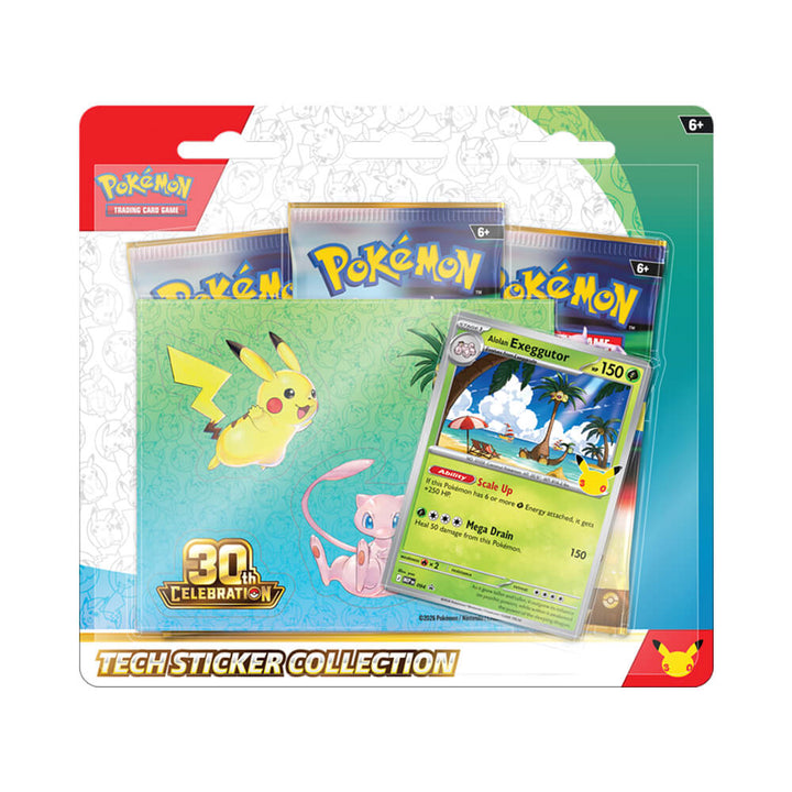 Pokémon - 30th Celebration - Tech Sticker Collection