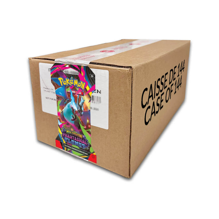 Pokémon - Mega Evolution Phantasmal Flames - Sleeved Pack - Caisse Scellée de 144