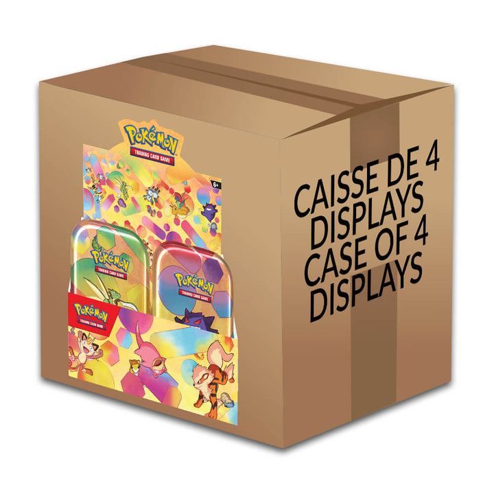 Pokémon Scarlet & Violet 151 Mini Tin Display - Sealed Case of 4