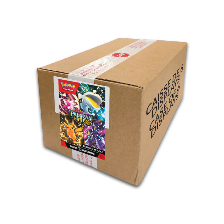 Pokémon Scarlet & Violet Paldean Fates Booster Bundle Display - Sealed Case of 6