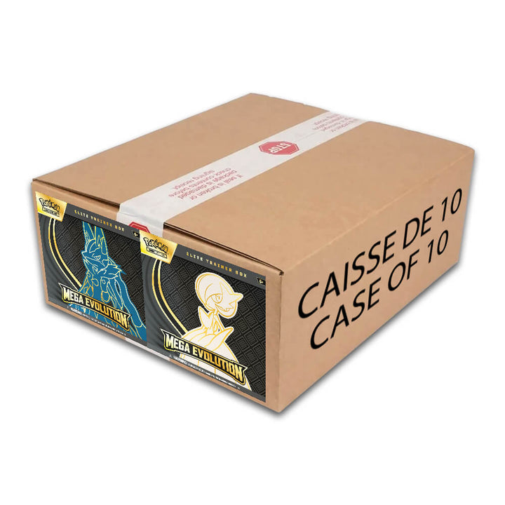 Pokémon - Mega Evolution Base Set - Elite Trainer Box - Sealed Case of 10