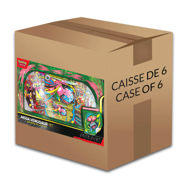 Pokémon Mega Venusaur Ex Premium Collection - Sealed Case of 6