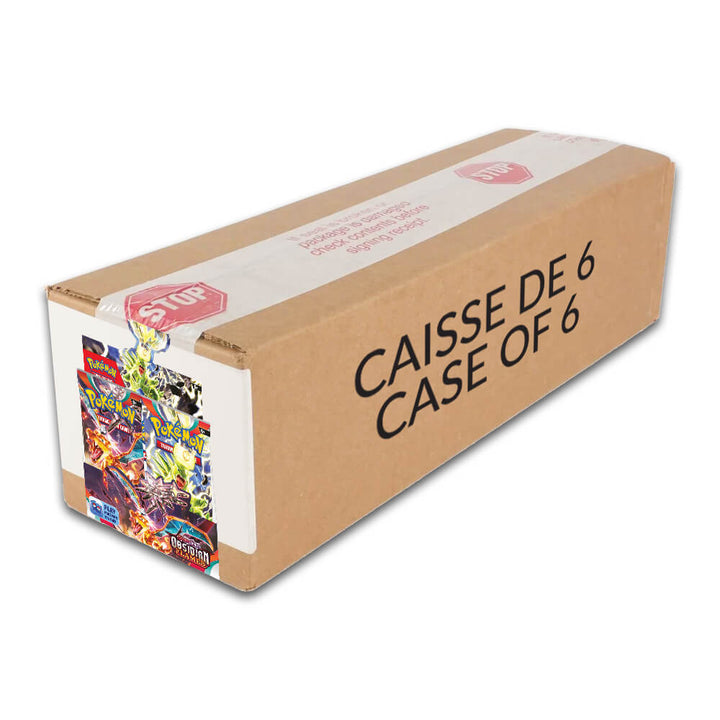 Pokémon Scarlet & Violet Obsidian Flames Booster Box - Sealed Case of 6
