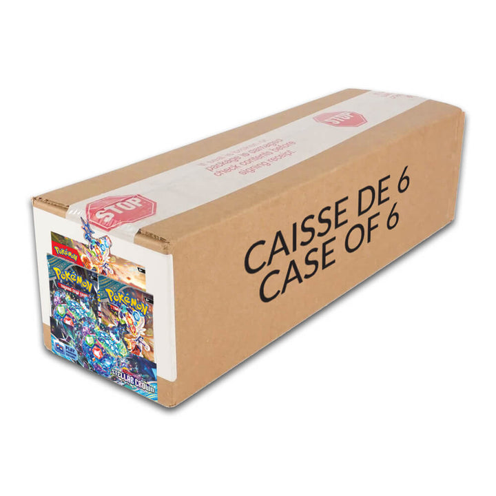 Pokémon Scarlet & Violet Stellar Crown Booster Box - Caisse Scellée de 6
